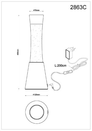 globo-lámparademesa-sparkle-multicolor-vidrio-ø13cm-led-2863c-1