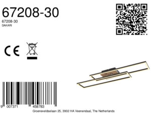 globo-plafón-dakari-negro-metal-led-67208-30-8a