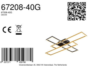 globo-plafón-dakari-negro-metal-led-67208-40g-8a