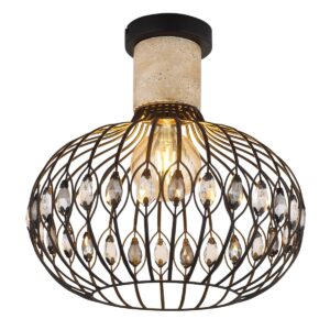 globo-plafón-dorthy-negro-metal-ø38cm-e27-15778d-1