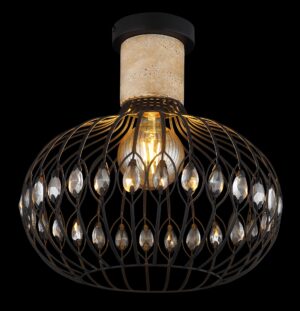 globo-plafón-dorthy-negro-metal-ø38cm-e27-15778d-1