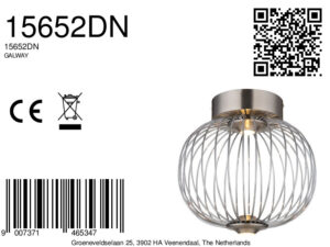 globo-plafón-galway-acero-metal-ø30cm-led-15652dn-8a