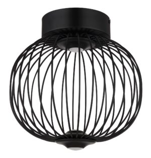 globo-plafón-galway-negro-metal-ø30cm-led-15652d-1