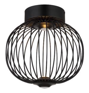globo-plafón-galway-negro-metal-ø30cm-led-15652d-1