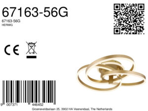 globo-plafón-herwig-dorado-metal-led-67163-56g-8a