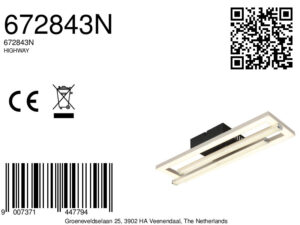 globo-plafón-highway-acero-plástico-led-672843n-8a