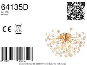 globo-plafón-katrina-dorado-vidrio-ø45cm-g9-64135d-8a