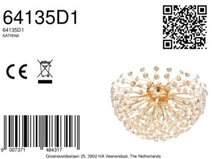 globo-plafón-katrina-dorado-vidrio-ø60cm-g9-64135d1-8a