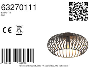 globo-plafón-max-marrón-metal-ø40cm-e27-63270111-8a