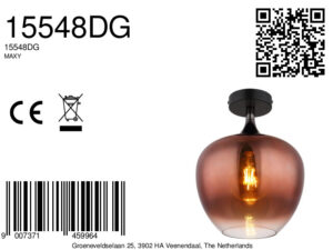 globo-plafón-maxy-rojo-vidrio-ø24cm-e27-15548dg-8a