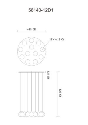 globo-plafón-riha-acero-vidrio-ø75cm-g9-56140-12d1-1