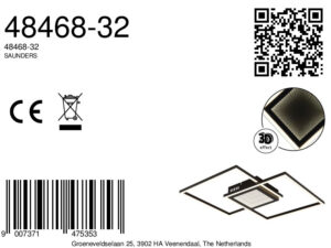 globo-plafón-saunders-negro-metal-led-48468-32-8a