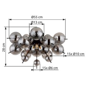 globo-plafón-udo-negro-vidrio-ø55cm-e14-15633ds-1