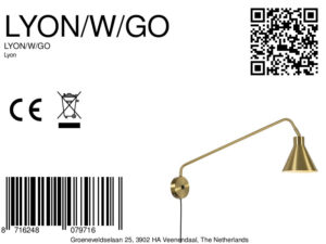 it'saboutromi-apliquedepared-lyon-dorado-metal-ø16cm-e27-lyon/w/go-8a