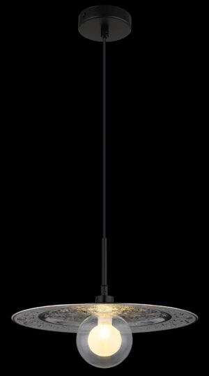 lámparacolganteclásicamodernadevidrionegromateriga-1