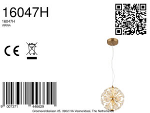 lámparacolgantedoradaconboladecristalvirina-8a