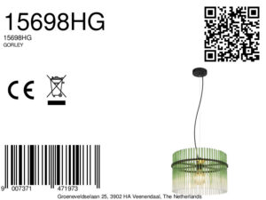 lámparacolganteeleganteconvarillasdevidrioverdegorley-8a