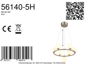 lámparacolgantemodernaconbolasdevidrioopalinoriha-8a