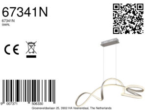 lámparacolgantemodernacondiseñocurvadoswirl-8a