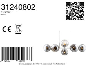 lámparacolgantemodernaconvidrioahumadopilar-8a