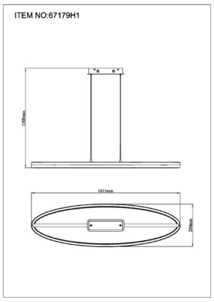 lámparacolgantemodernanegramatecondiseñoelegantedella-1