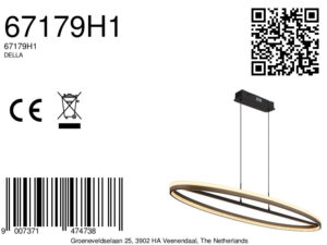 lámparacolgantemodernanegramatecondiseñoelegantedella-8a