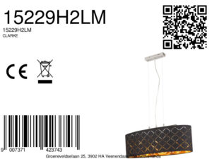 lámparacolganteovaladaeleganteenníquelmateclarke-8a