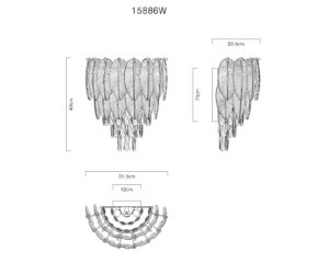 lámparadeparedeleganteconcromoyacrílicodalton-1