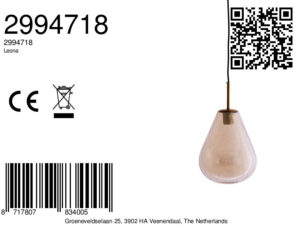 light&living-lámparacolgante-leona-bronce-vidrio-ø25cm-e27-2994718-8a