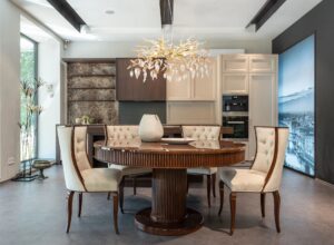 lujosalámparadearañaconmarcodoradoycristalesdanna-1