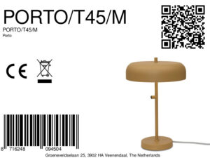 it'saboutromi-lámparademesa-porto-naranja-metal-ø30cm-e27-porto/t45/m-8a