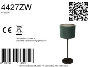 mexlite-lámparademesa-noor-verdenegro-metaltextil-lámparadenoche-e27-4427zw-8a