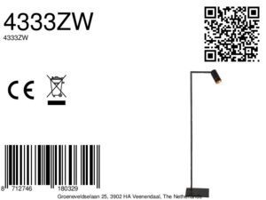 mexlite-lámparadepie-downlume-negro-metal-lámparadelectura-gu10-4333zw-8a