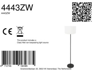 mexlite-lámparadepie-noor-blanconegro-metaltextil-lámparadeambiente-e27-4443zw-8a