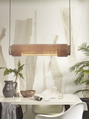 good&mojo-lámparacolgante-bhutan-natural/negro-bambúmetal-ø15cm-e27-bhutan/h85/n-03