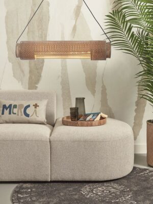 good&mojo-lámparacolgante-bhutan-natural/negro-bambúmetal-ø15cm-e27-bhutan/h85/n-06