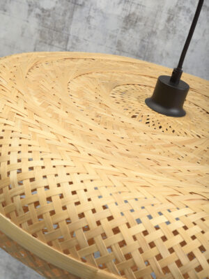 good&mojo-lámparacolgante-palawan-natural/negro-bambú-ø60cm-e27-palawan/h/6015/n-09