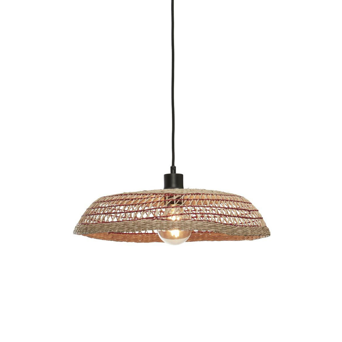 good&mojo-lámparacolgante-pantanal-rojo-metalhierbamarina-ø45cm-e27-pantanal/h45/r-1