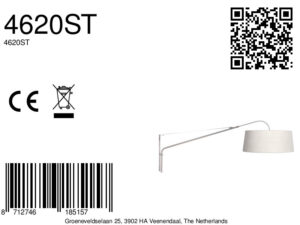 apliquédeparedcoloraceroconbrazoajustableypantallacolorcremasteinhauerelegantclassy-8a