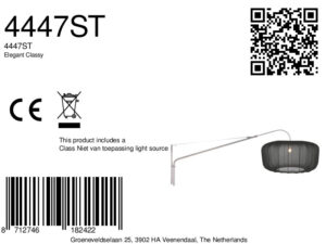 apliquédeparedcoloraceroconpantallanegragrandesteinhauerelegantclassy-8a