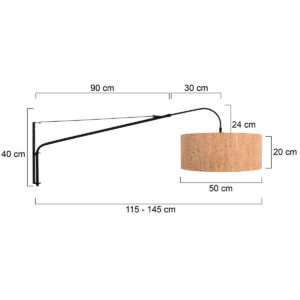 apliquedeparedconpantalladecorchoybrazoflexiblesteinhauerelegantclassy-7