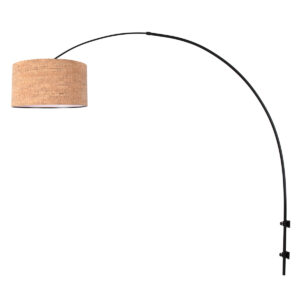 apliquedeparedconpantalladecorchoybrazoregulablesteinhauersparkledlight-1