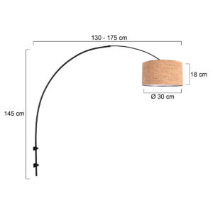 apliquedeparedconpantalladecorchoybrazoregulablesteinhauersparkledlight-7