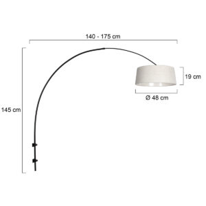 apliquédepareddearconegroconpantalladelinocolorcremasteinhauersparkledlight-7