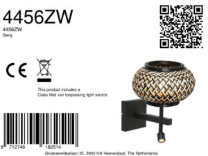 apliquédeparednegroconpantalladebambúyluzdelecturasteinhauerstang-8a