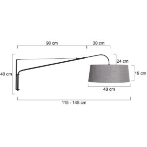 apliquédeparednegroconpantalladelinogrissteinhauerelegantclassy-7