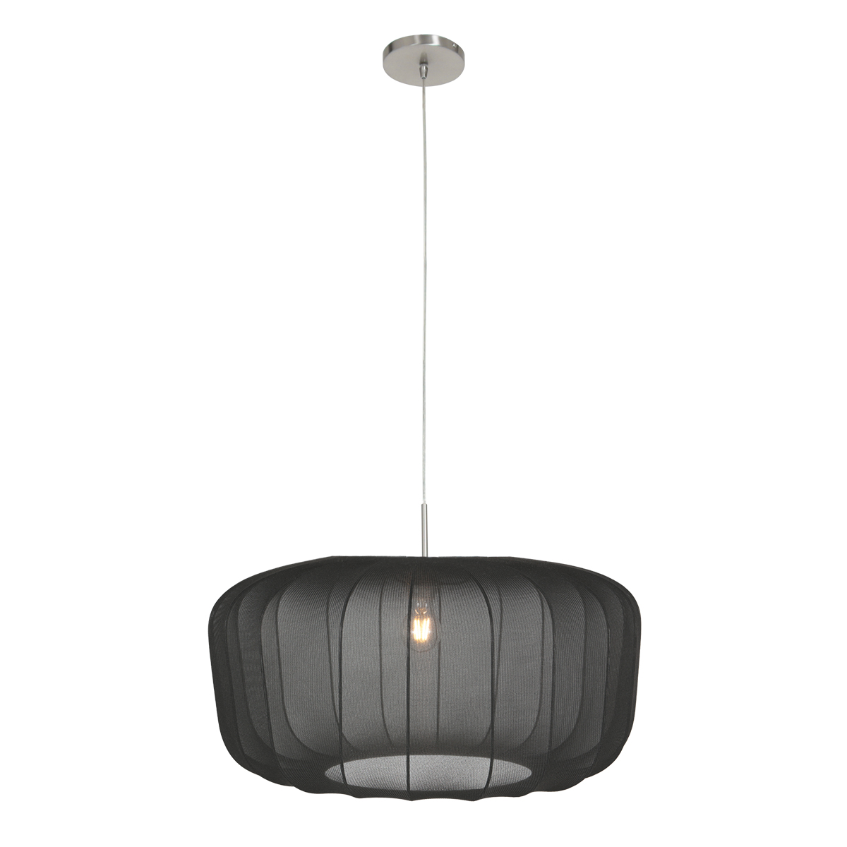 lámparacolgantecoloraceroconpantallanegragrandesteinhauersparkledlight-1