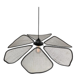 lámparacolganteconpantalladelinoenformadeflorannelightlumaflora-17