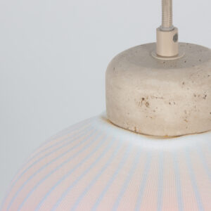 lámparacolganteconpantalladelinoydetalledetravertinoannelighttravino-5