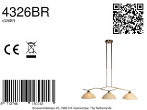 lámparacolgantedetreslucesconpantallasdecristalmármolcremasteinhaueranthea-8a